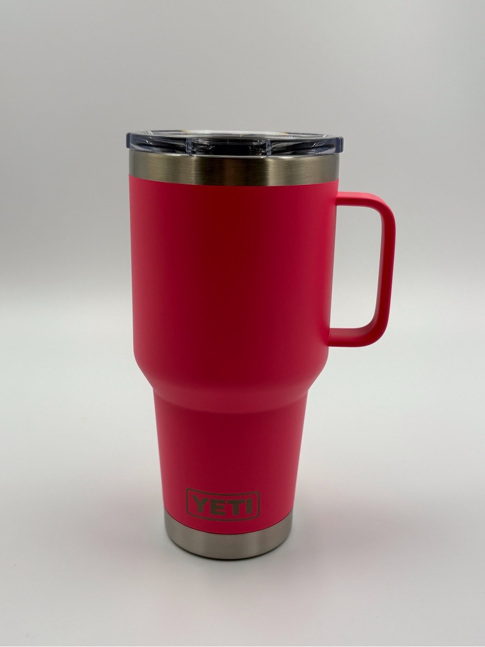 Yeti Tropical Pink Insulated Travel Tumbler with Handle 30oz